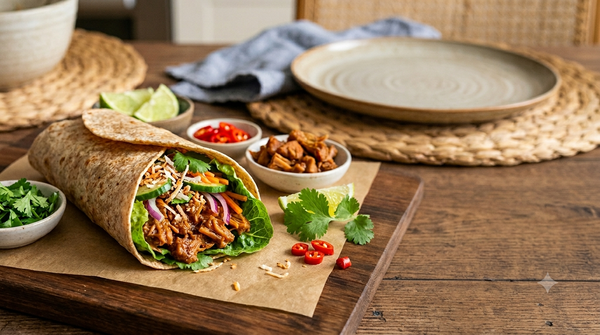 Rendang Wrap: A 3-Minute Lunchbox Hero