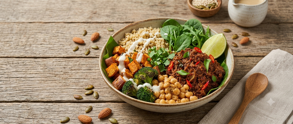 High-Protein Vegan Buddha Bowl in 15 Minutes