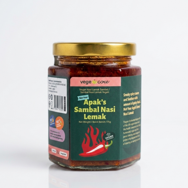 Not Your Apak's Sambal Nasi Lemak (Vegan Nasi Lemak Sambal)