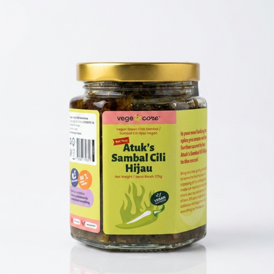 Not Your Atuk's Sambal Cili Hijau (Vegan Green Chilli Sambal)