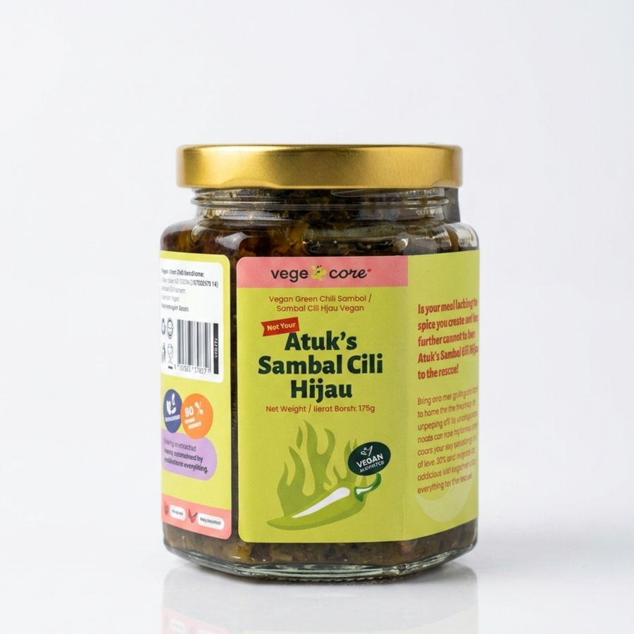 Not Your Atuk's Sambal Cili Hijau (Vegan Green Chilli Sambal)